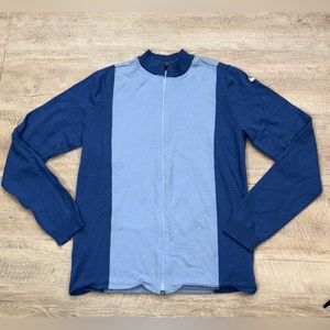 Nike Women’s Merino Wool Full Zip Cycling Sweater/Jacket Size Large